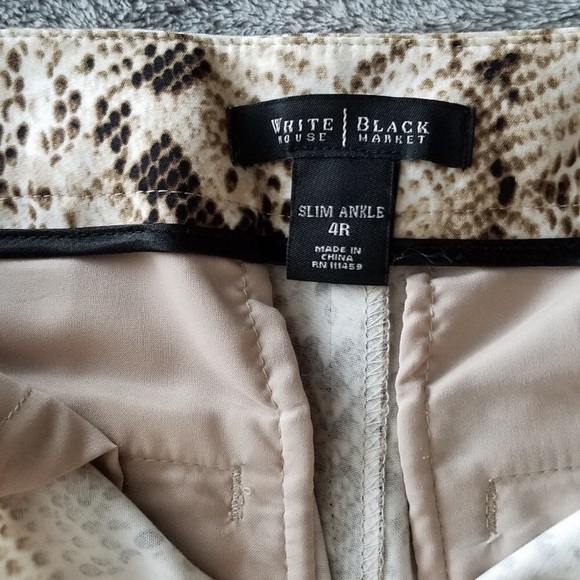 Snake print trousers.  Never worn! - Picture 2 of 3